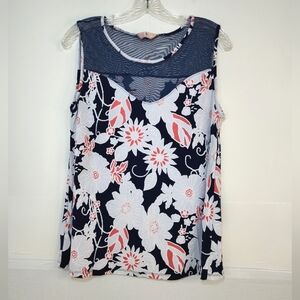JSJ. Women's Sleeveless Top Size (L)